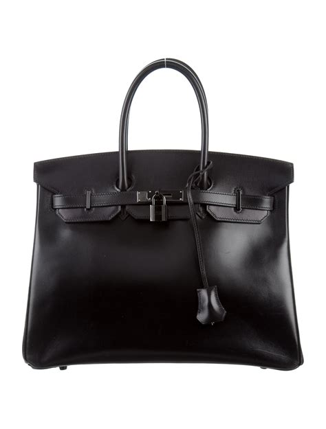 Hermes so black Birkin 35